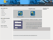 Tablet Screenshot of ggcargo.com